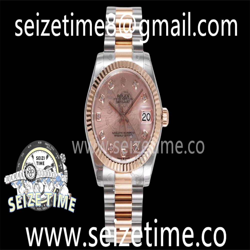 Datejust 31mm RG/SS GSF Pink Dial on RG/SS Oyster Bracelet NH05