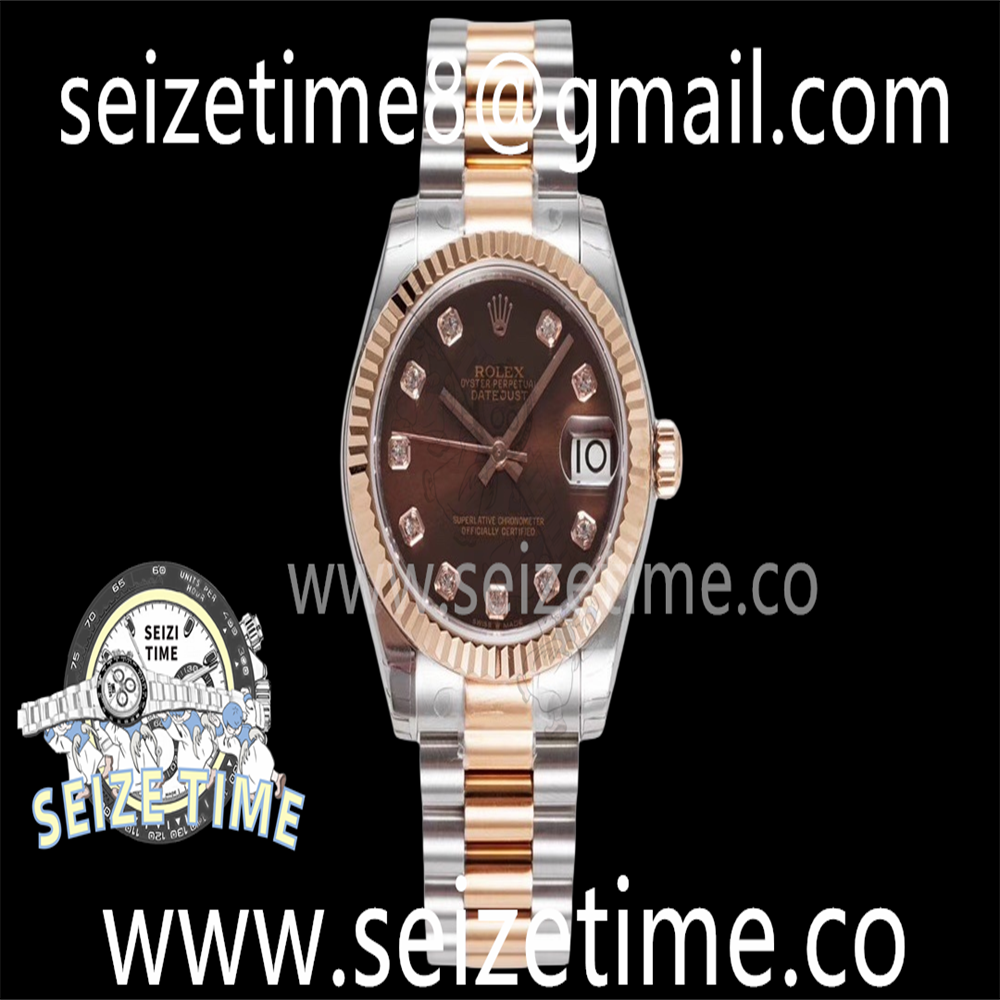 Datejust 31mm RG/SS GSF Brown Dial on RG/SS Oyster Bracelet NH05