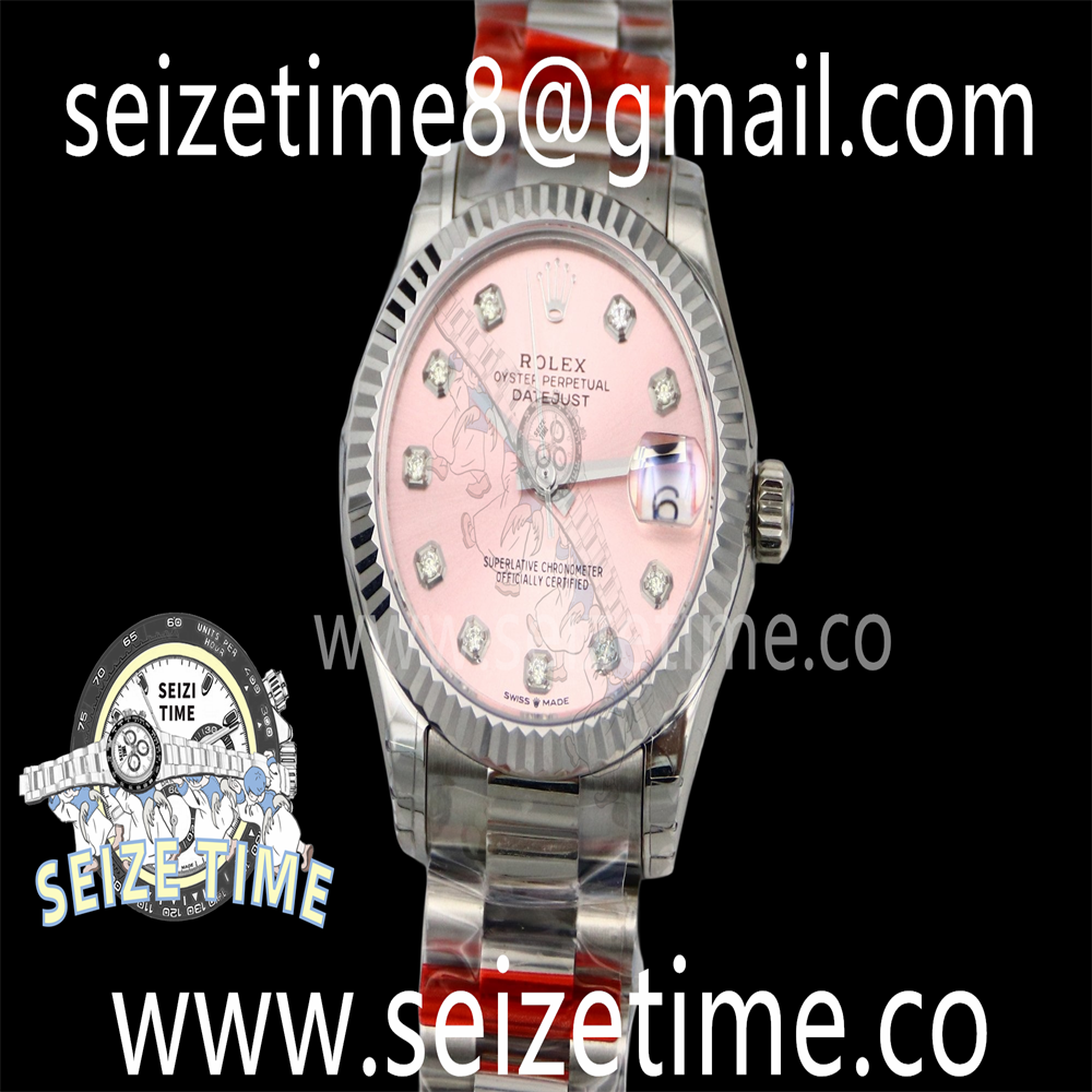 Datejust 31mm SS TWF Best Edition Pink Dial on SS Oyster Bracelet A2826