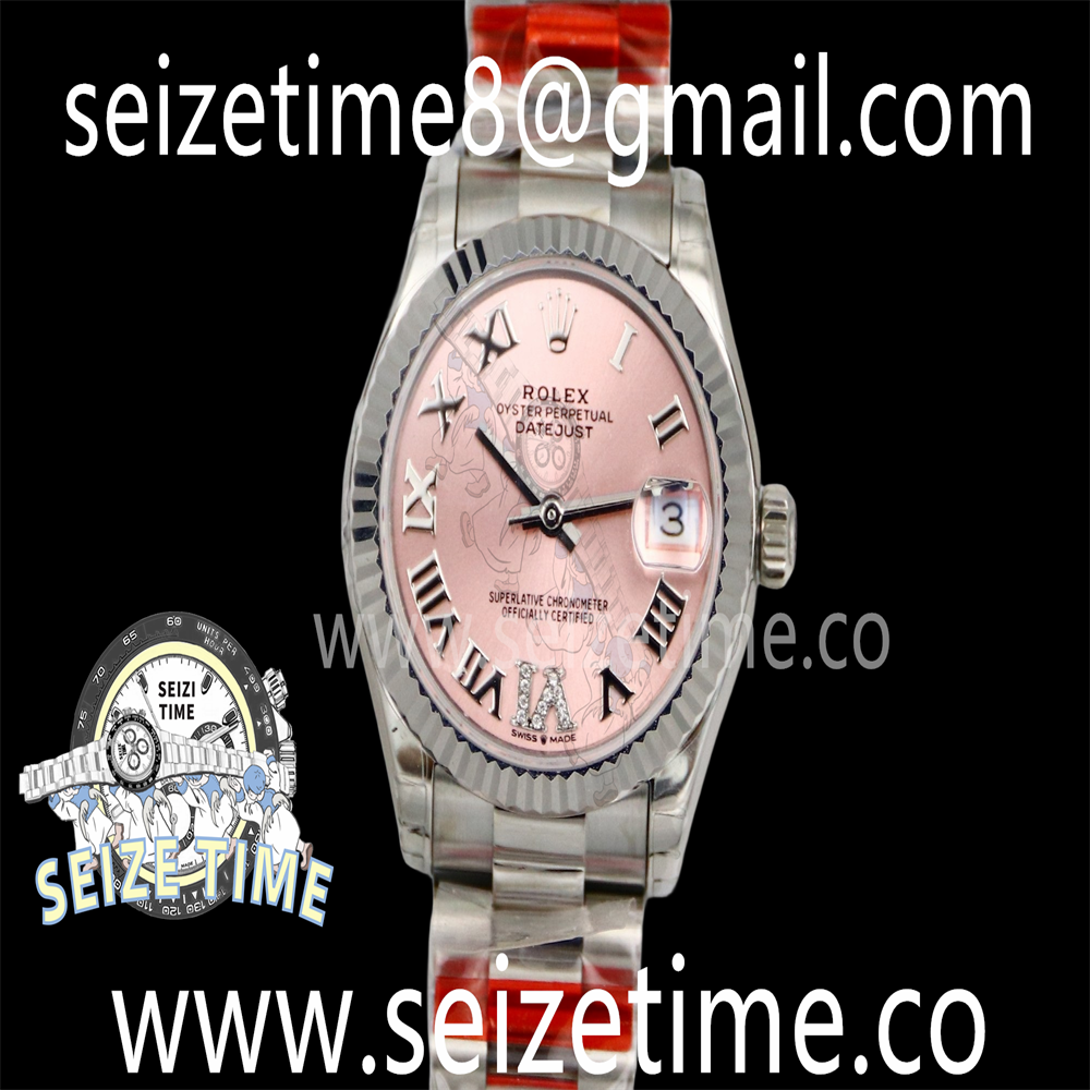 Datejust 31mm SS TWF Best Edition Pink Dial on SS Oyster Bracelet A2826