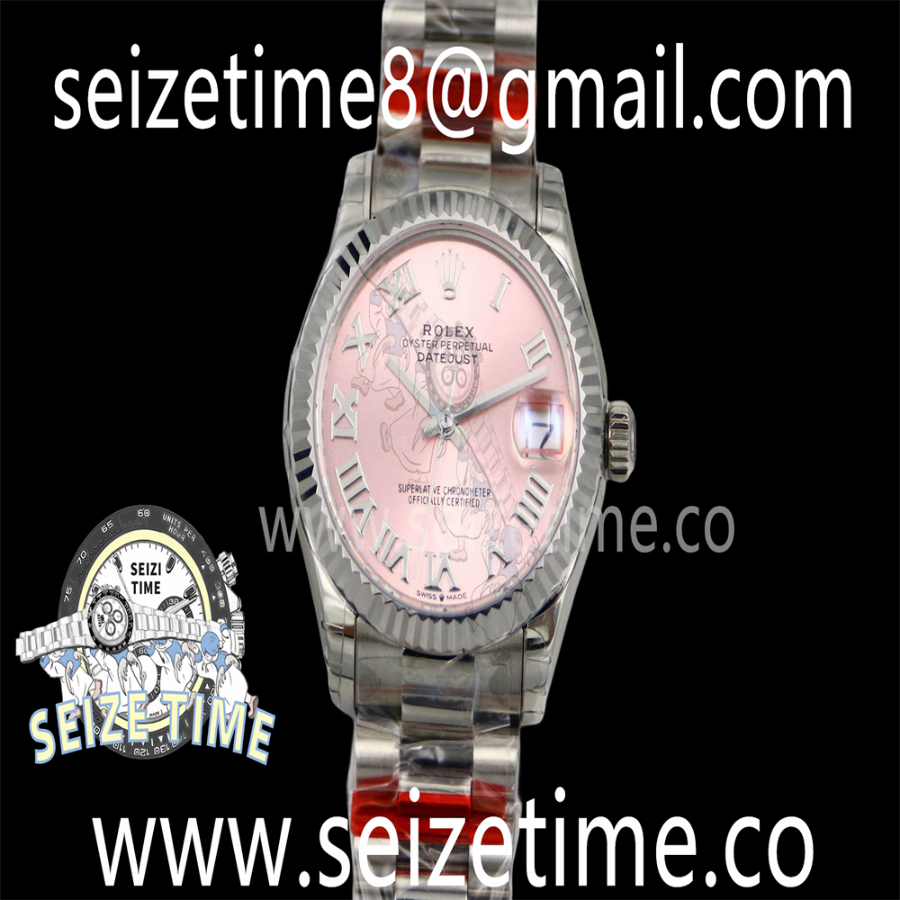 Datejust 31mm SS TWF Best Edition Pink Dial on SS Oyster Bracelet A2826