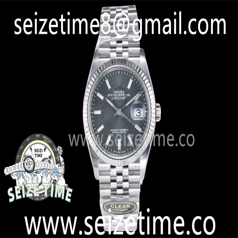 DateJust 36 126234 Clean 1:1 Best Edition 904L Steel Green Stick Dial on Jubilee Bracelet VR3235