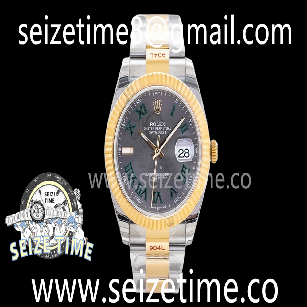 Datejust 41mm 126333 SS/YG EWF Best Edition Grey Dial on SS/YG Oyster Bracelet A3235