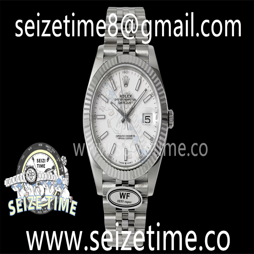 DateJust 41 126334 WF 1:1 Best Edition 904L Steel White Stick Dial on Jubilee Bracelet VR3235