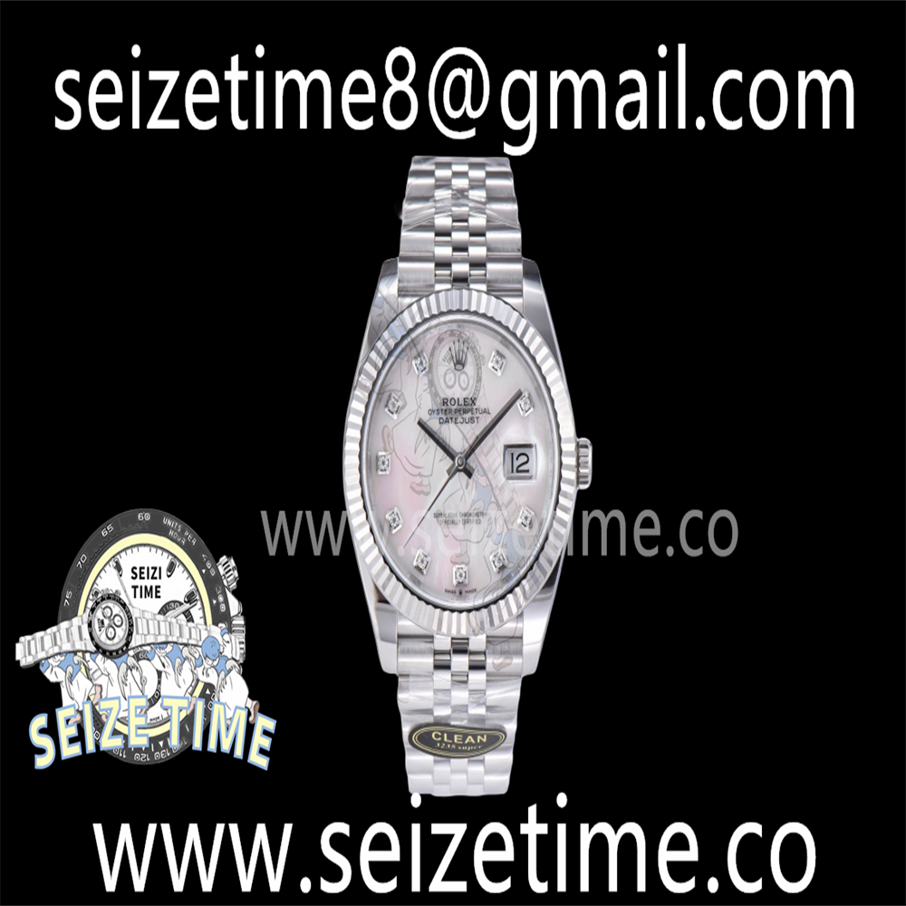 DateJust 41 126334 SS Clean 1:1 Best Edition 904L Steel White MOP dial on Jubilee Bracelet VR3235
