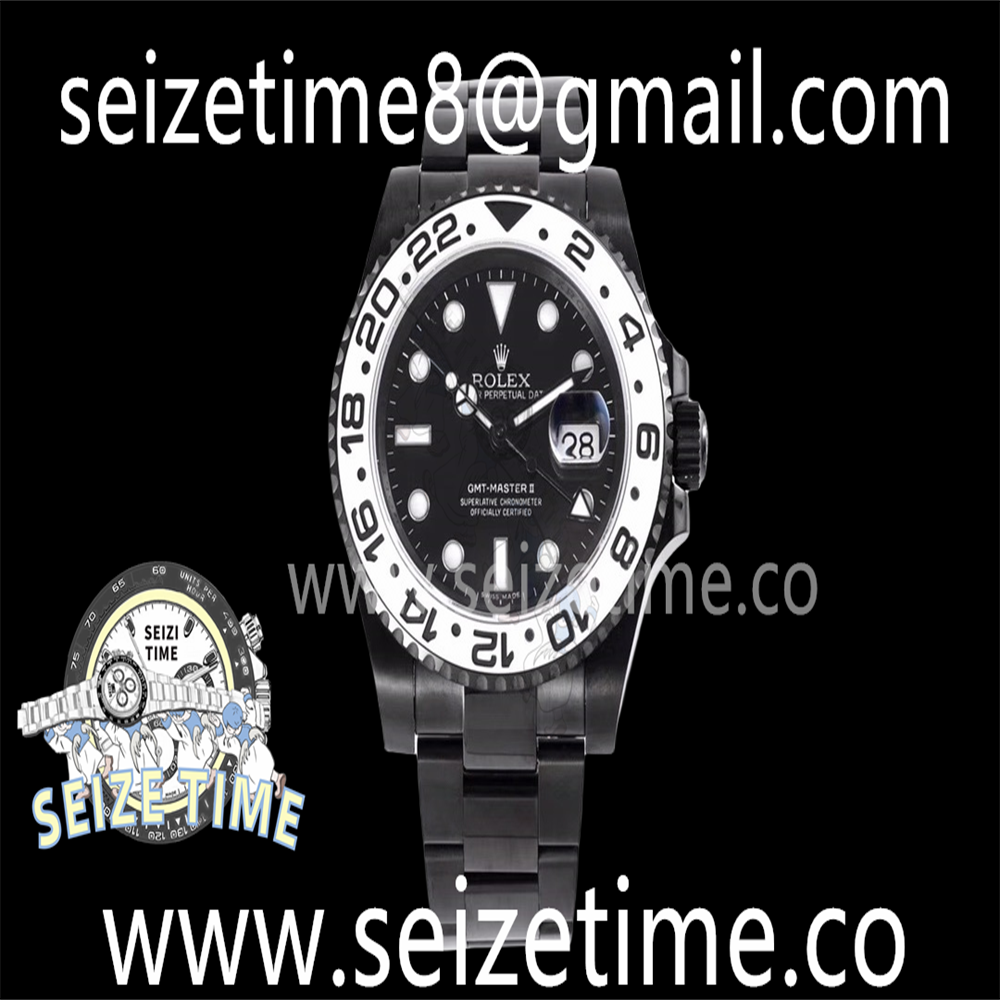GMT-Master II Oreo PVD White Ceramic Bezel VRF 1:1 Best Edition Black Dial SA3186