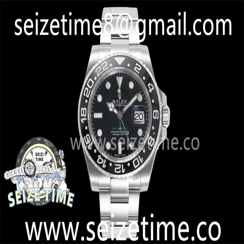 GMT Master II 116710 LN 904L SS GSF 1:1 Best Edition Black Dial on Bracelet VR3285 CHS V4