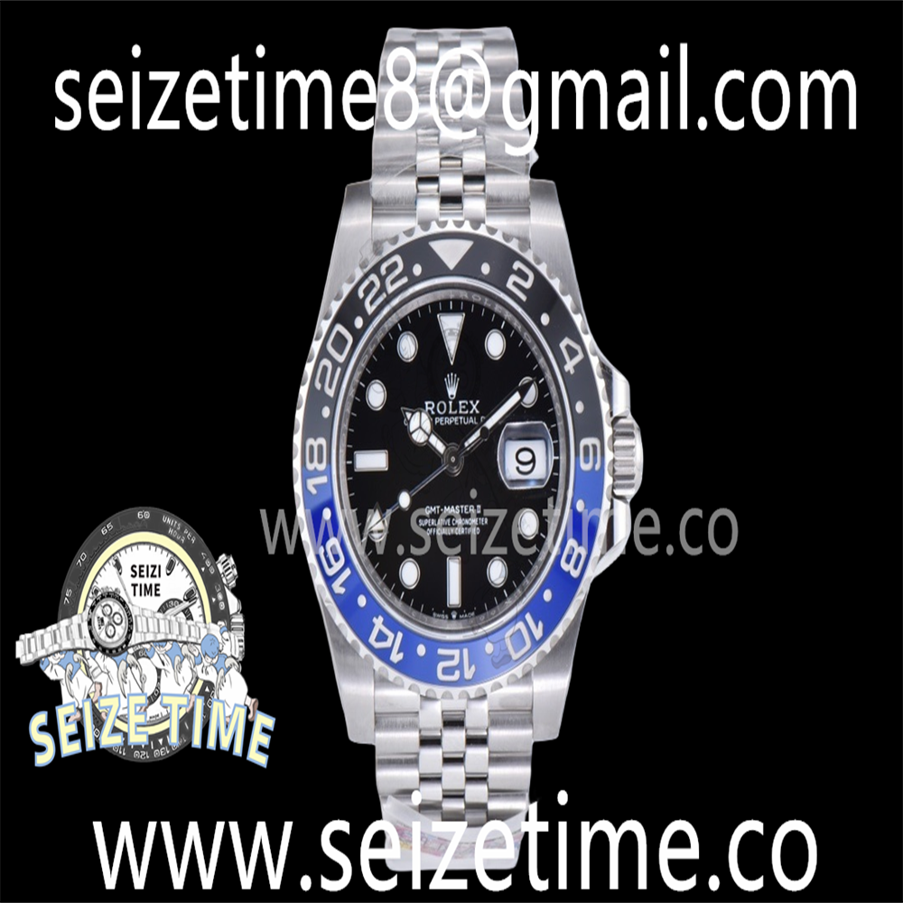 GMT-Master II 126710BLNR “Batgirl” 904L SS CLEAN 1:1 Best Edition Black Dial on SS Jubilee Bracelet DD3285 CHS