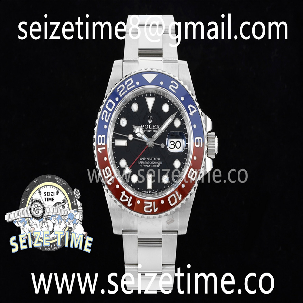 GMT Master II 126710 BLRO Pepsi 904L SS C+F 1:1 Best Edition Black Dial on Oyster Bracelet VR3285 CHS
