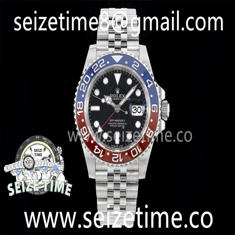 GMT Master II 126710 BLRO Pepsi 904L SS C+F 1:1 Best Edition Black Dial on Jubilee Bracelet VR3285 CHS