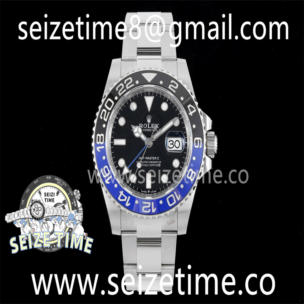 GMT Master II 126710 BLNR Batman 904L SS C+F 1:1 Best Edition Black Dial on Oyster Bracelet VR3285 CHS