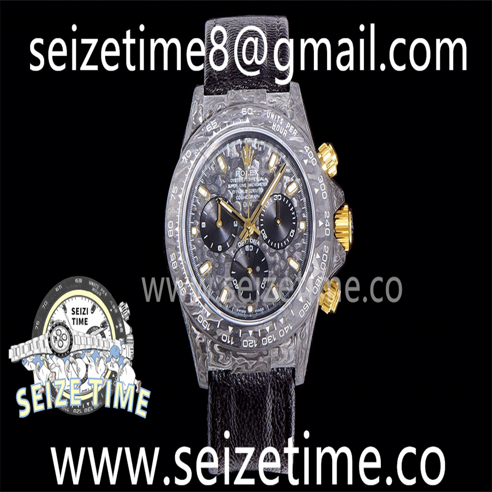 Daytona DIW Carbon JHF Best Edition Carbon/Black Dial on Black Nylon Strap A7750