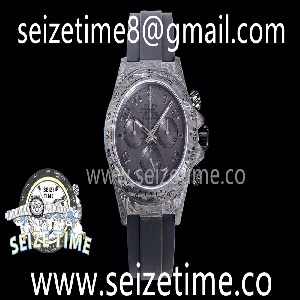 Daytona DIW Carbon JHF Best Edition Black Dial on Rubber Strap A7750