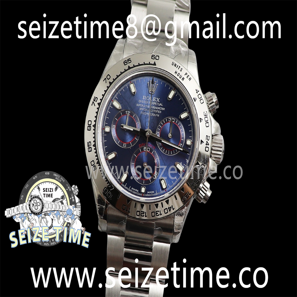 Daytona 116509 SS JHF Best Edition Blue Dial on SS Bracelet A4130