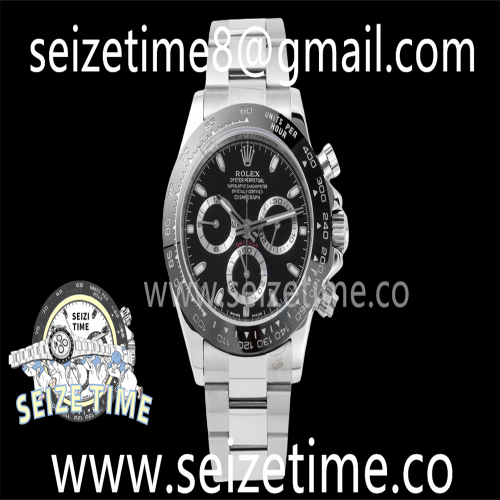 Daytona 116500 VRF 1:1 Best Edition Black Dial on SS Bracelet A7750 V2