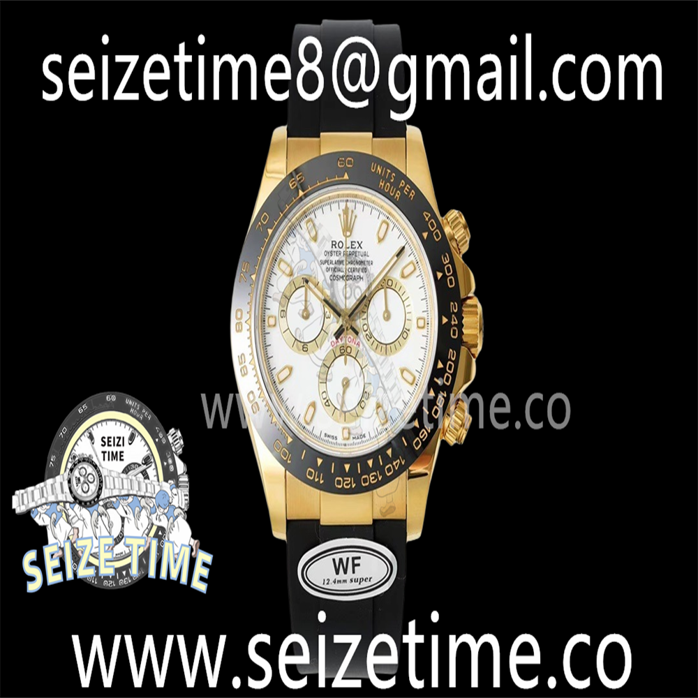 Daytona 116518 WF Best Edition White Dial on Black Rubber Strap A7750