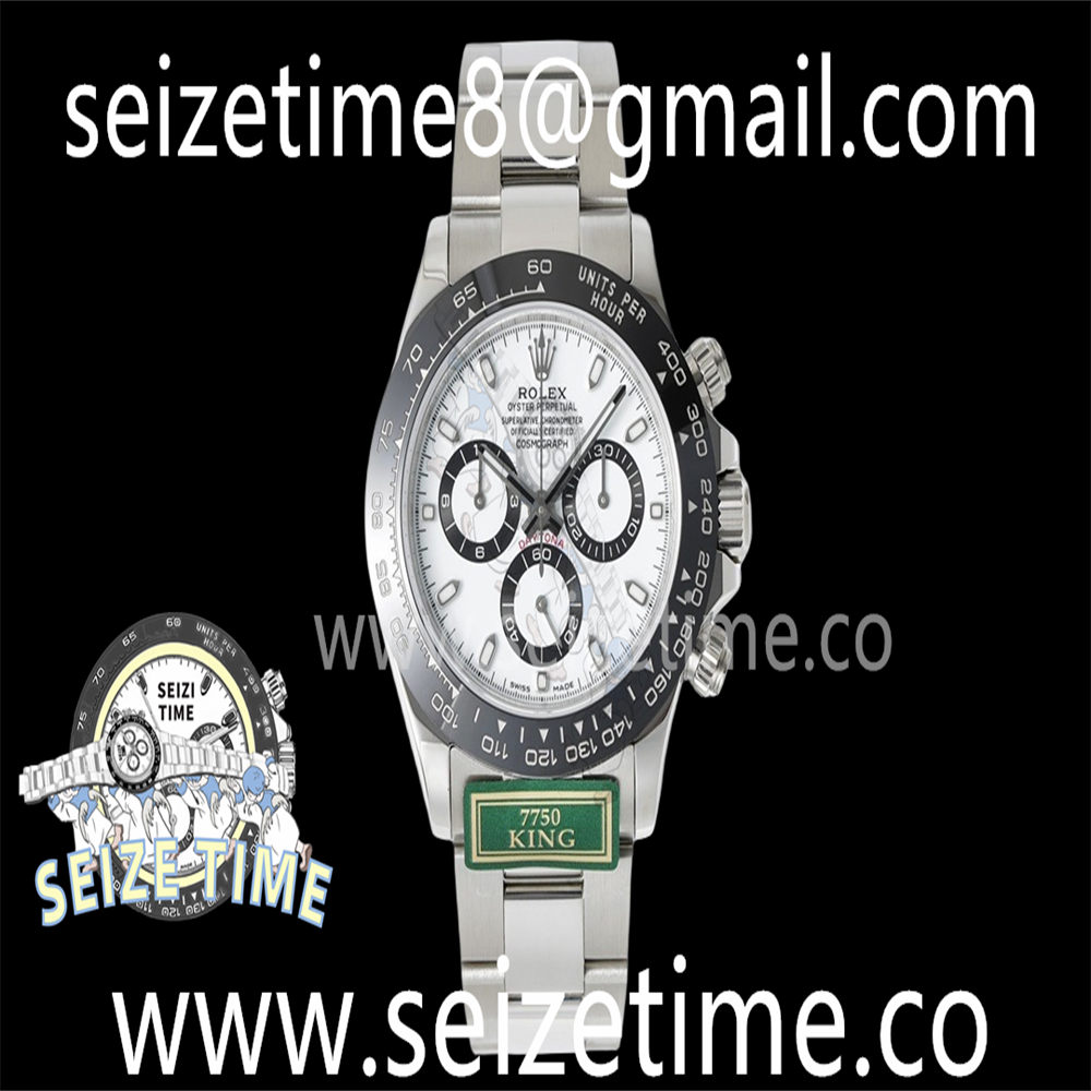 Daytona 116500 KING 1:1 Best Edition White Dial on SS Bracelet A7750