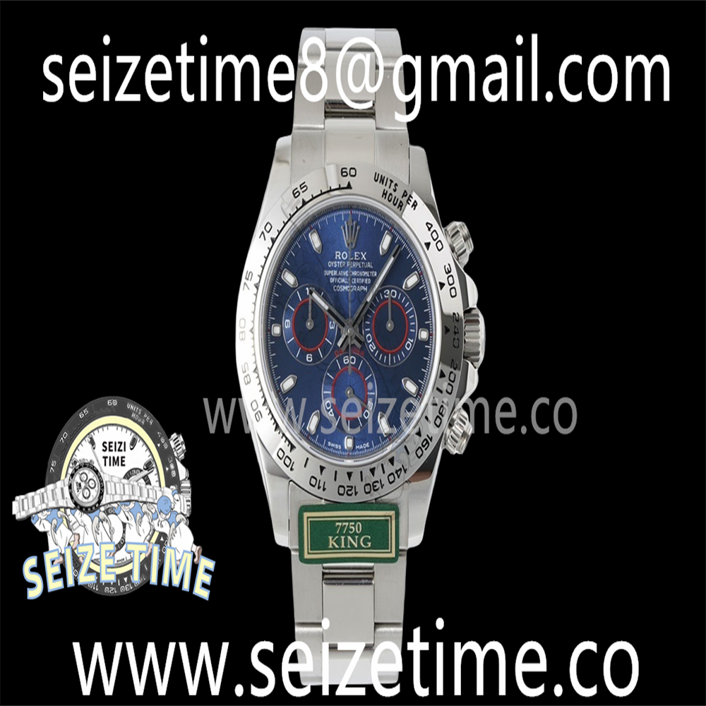 Daytona 116509 KING 1:1 Best Edition Blue Dial on SS Bracelet A7750