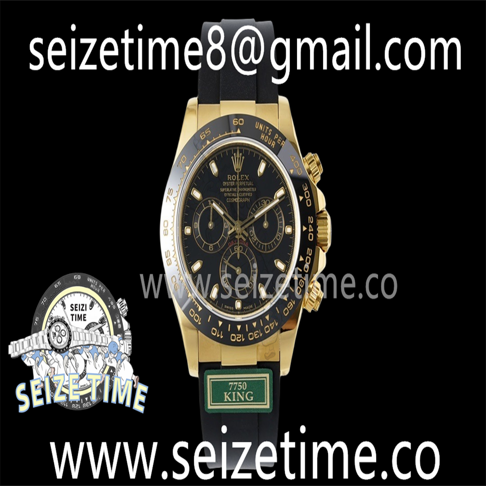 Daytona 116518 KING 1:1 Best Edition Black Dial on Oysterflex Strap A7750