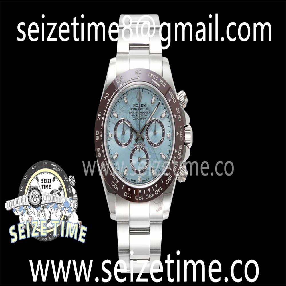 Daytona 116506 Brown Ceramic BTF 1:1 Best Edition Ice Blue Dial on SS Bracelet SA4130 V2