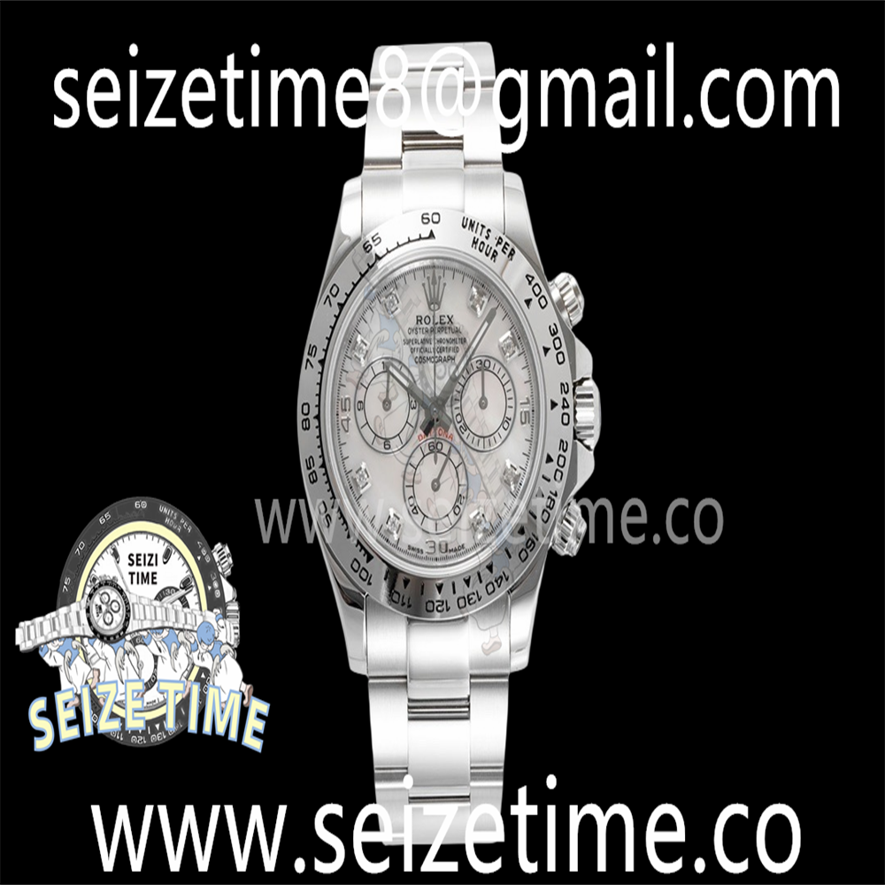 Daytona 116509 KING 1:1 Best Edition White MOP Dial on SS Bracelet A7750
