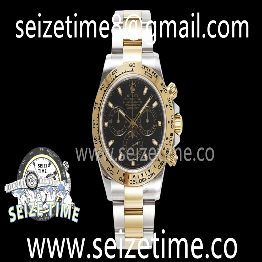 Daytona 116503 KING 1:1 Best Edition Black Dial on SS/YG Bracelet A7750