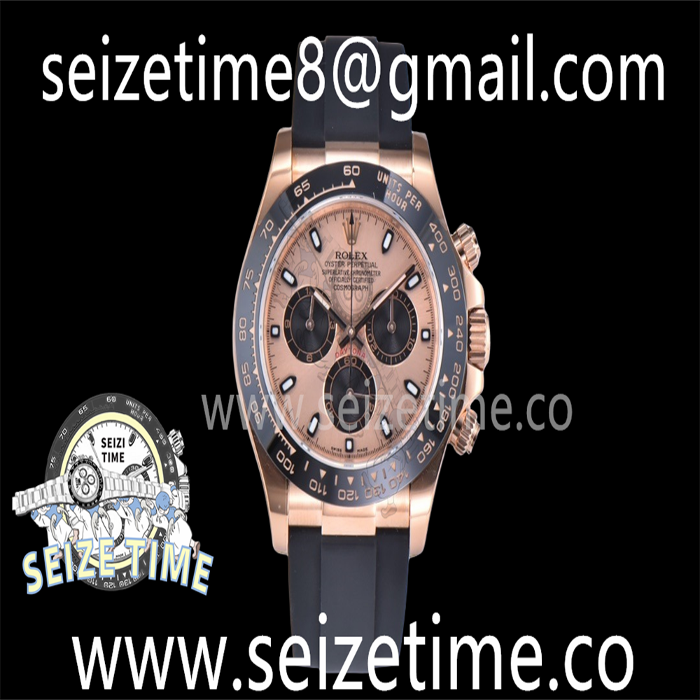 Daytona 116515 904L RG Clean 1:1 Best Edition RG Dial on Oysterflex Strap SA4130