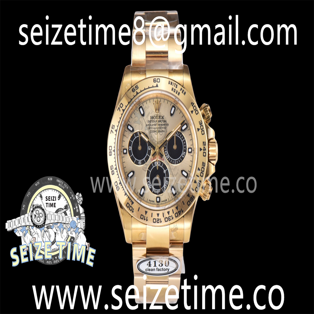 Daytona 116508 904L YG Clean 1:1 Best Edition YG Dial on YG Bracelet SA4130