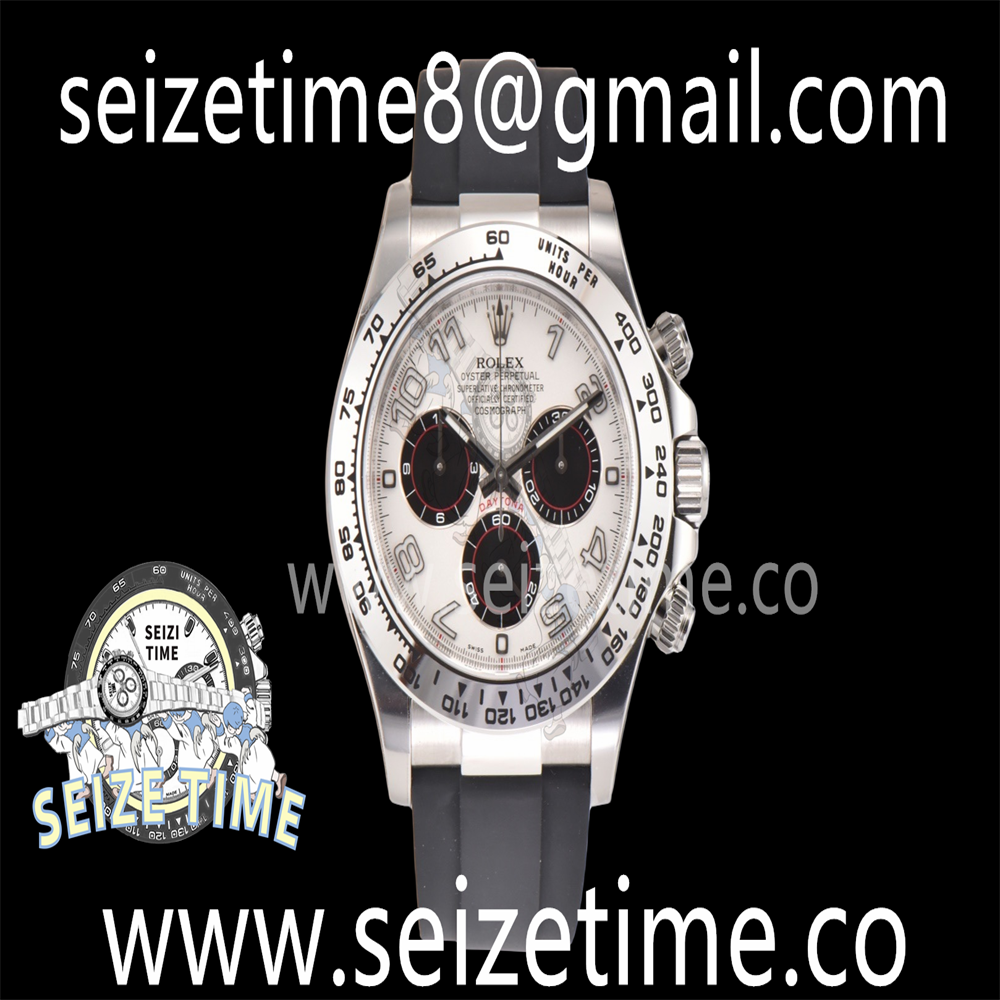 Daytona 116519 904L SS Clean 1:1 Best Edition White Dial on Oysterflex Strap SA4130