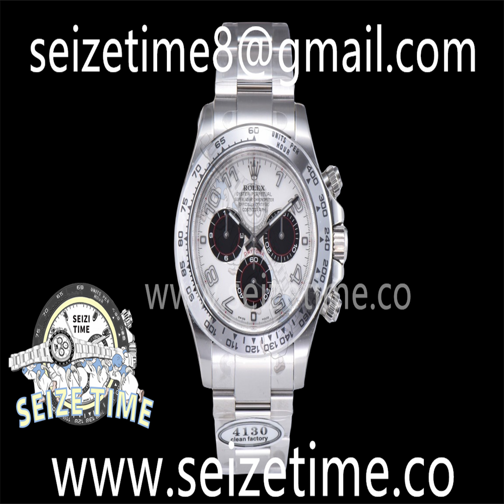 Daytona 116509 904L SS Clean 1:1 Best Edition White Dial on SS Bracelet SA4130