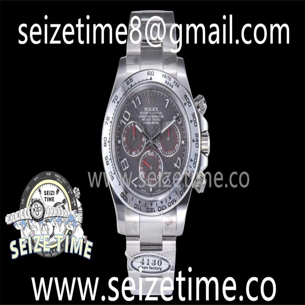 Daytona 116509 904L SS Clean 1:1 Best Edition Grey Dial on SS Bracelet SA4130