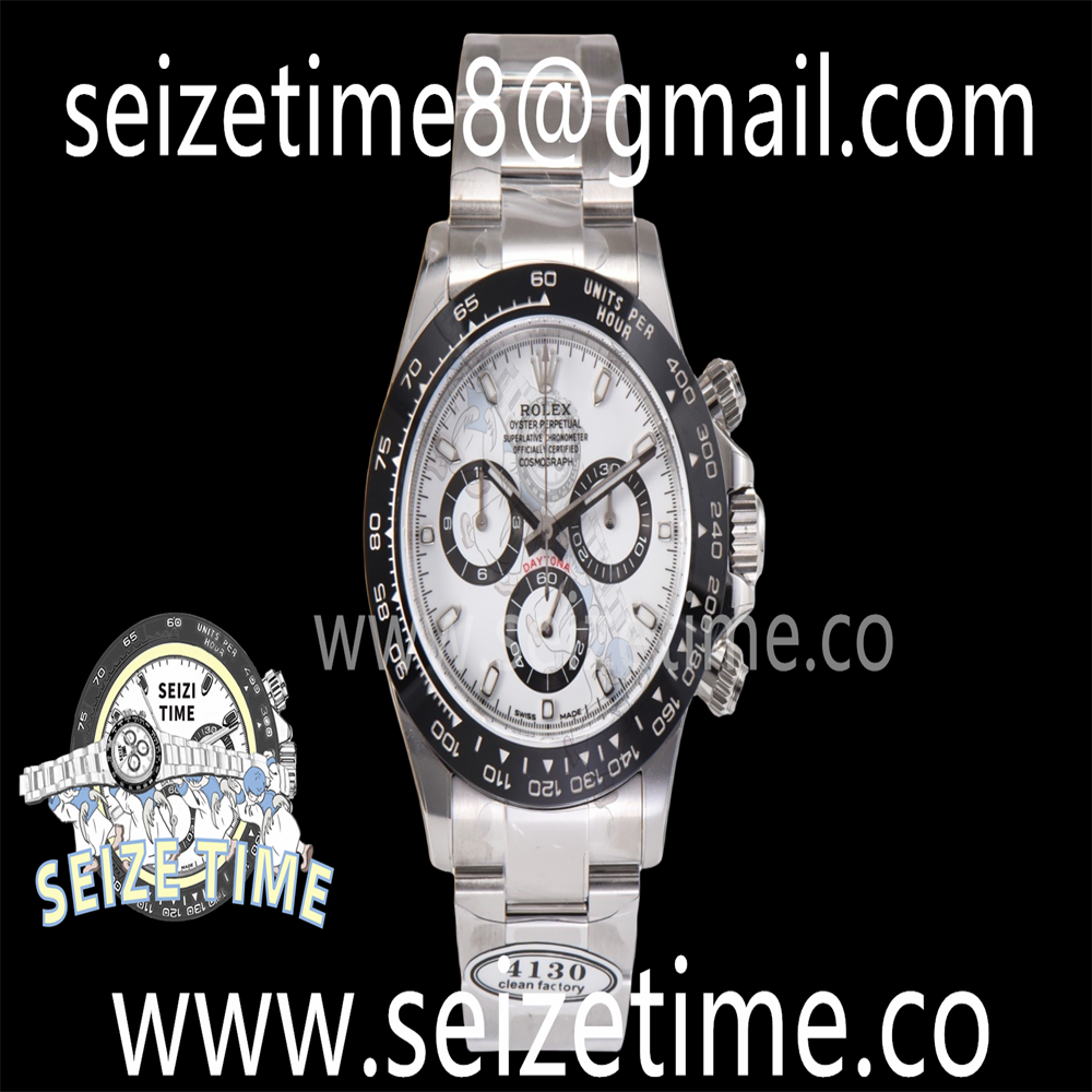 Daytona 116500 904L SS Clean 1:1 Best Edition White Dial on SS Bracelet SA4130