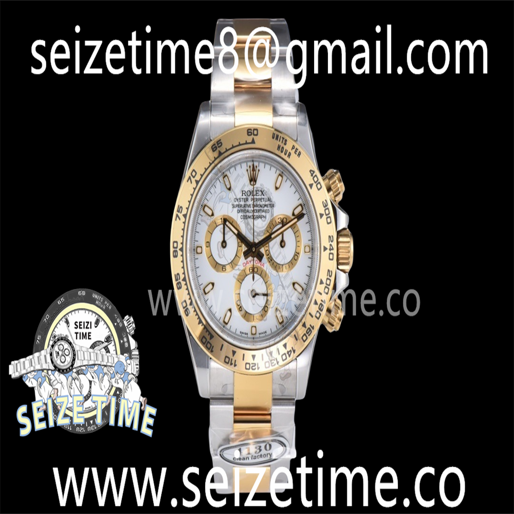 Daytona 116503 904L SS/YG Clean 1:1 Best Edition White Dial on SS/YG Bracelet SA4130