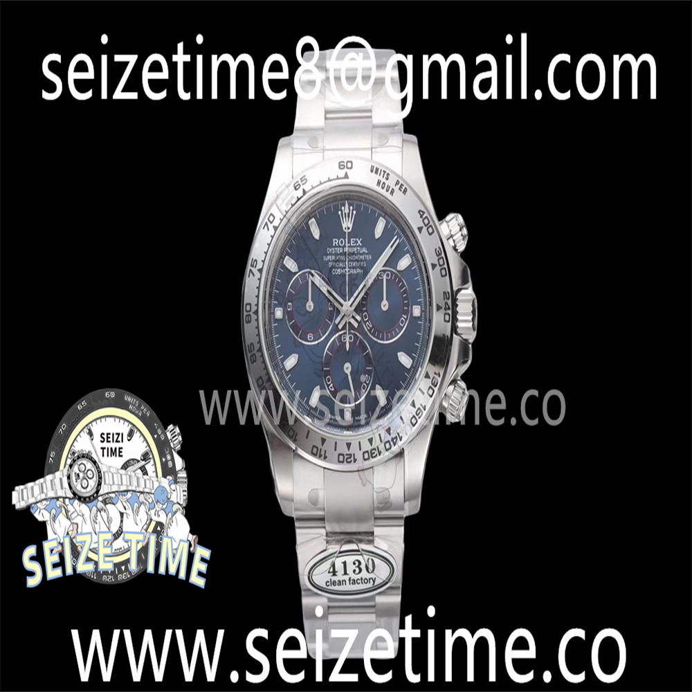 Daytona 116519 904L SS Clean 1:1 Best Edition Blue Dial on SS Bracelet SA4130
