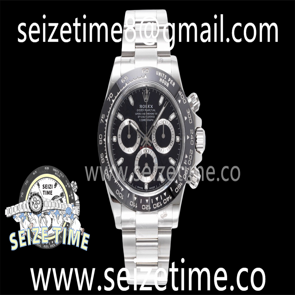 Daytona 116500 KING 1:1 Best Edition Black Dial on SS Bracelet SA4130