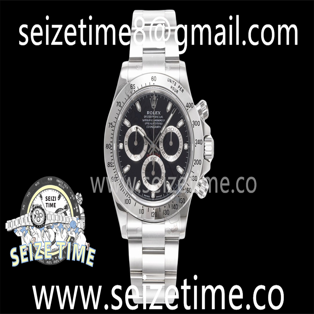 Daytona 116520 KING 1:1 Best Edition Black Dial on SS Bracelet SA4130