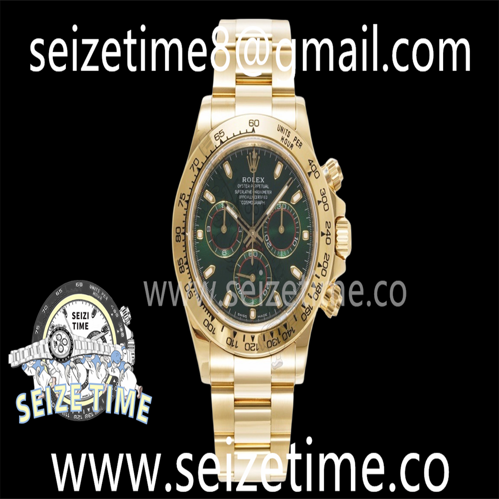 Daytona 116508 904L YG BTF 1:1 Best Edition Black Dial on YG Bracelet SA4130