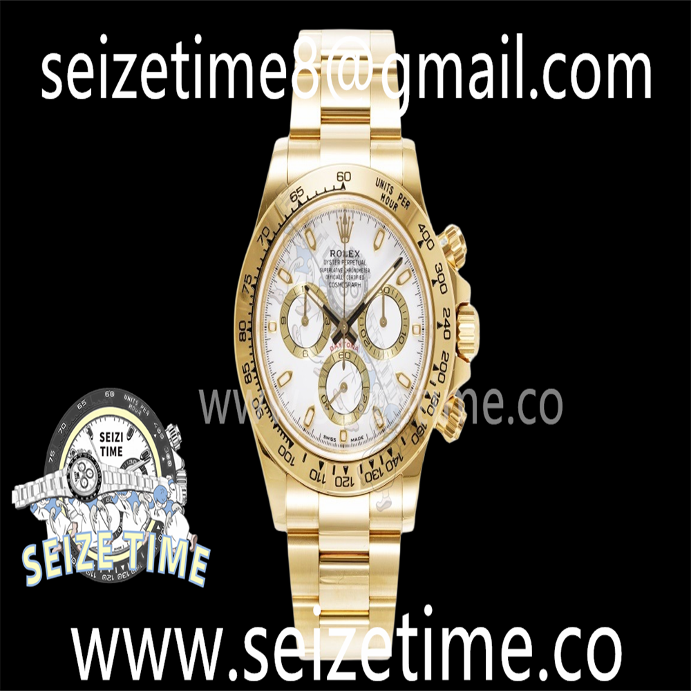 Daytona 116508 KING 1:1 Best Edition White Dial on YG Bracelet SA4130