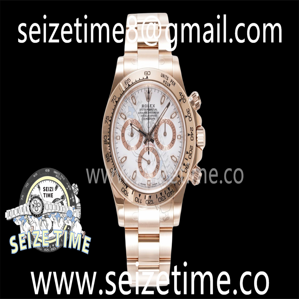 Daytona 116505 KING 1:1 Best Edition White Dial on RG Bracelet SA4130