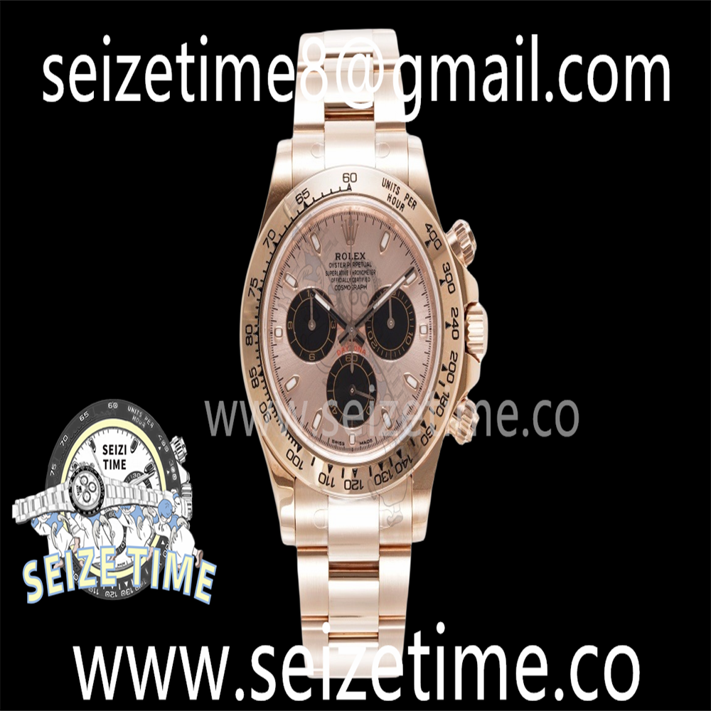 Daytona 116505 KING 1:1 Best Edition Sundust/Black Dial on RG Bracelet SA4130