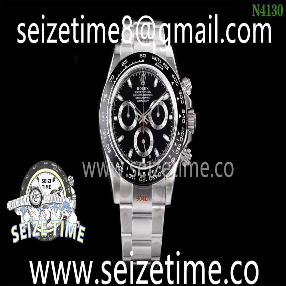 Daytona 116500 Noob 1:1 Best Edition Black Dial on SS Bracelet SA4130