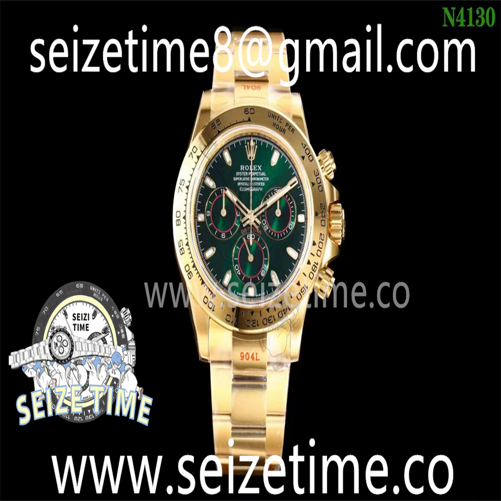 Daytona 116508 Noob 1:1 Best Edition Green Dial on YG Bracelet SA4130