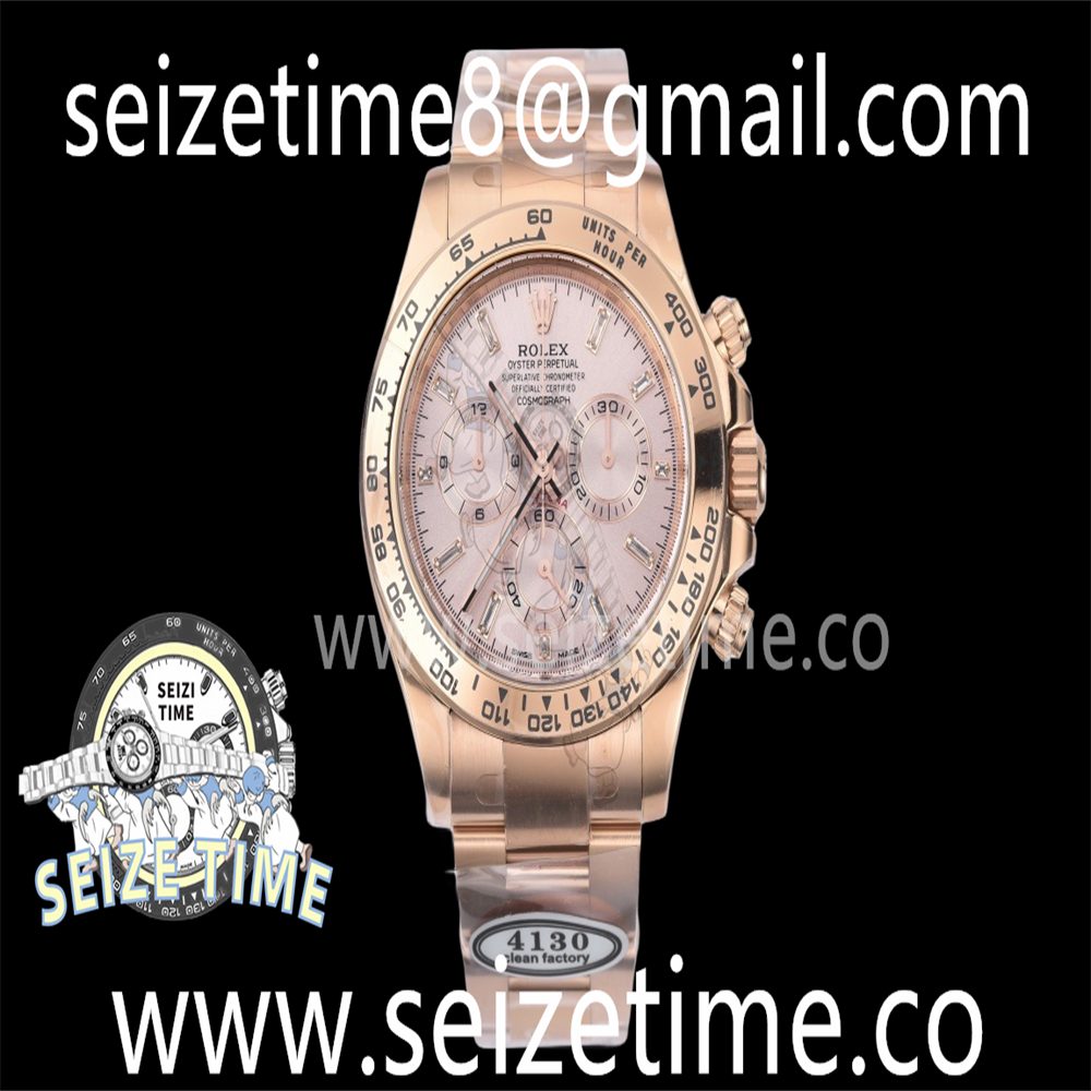Daytona 116505 Clean 1:1 Best Edition RG Dial Crystal Markers on RG Bracelet SA4130