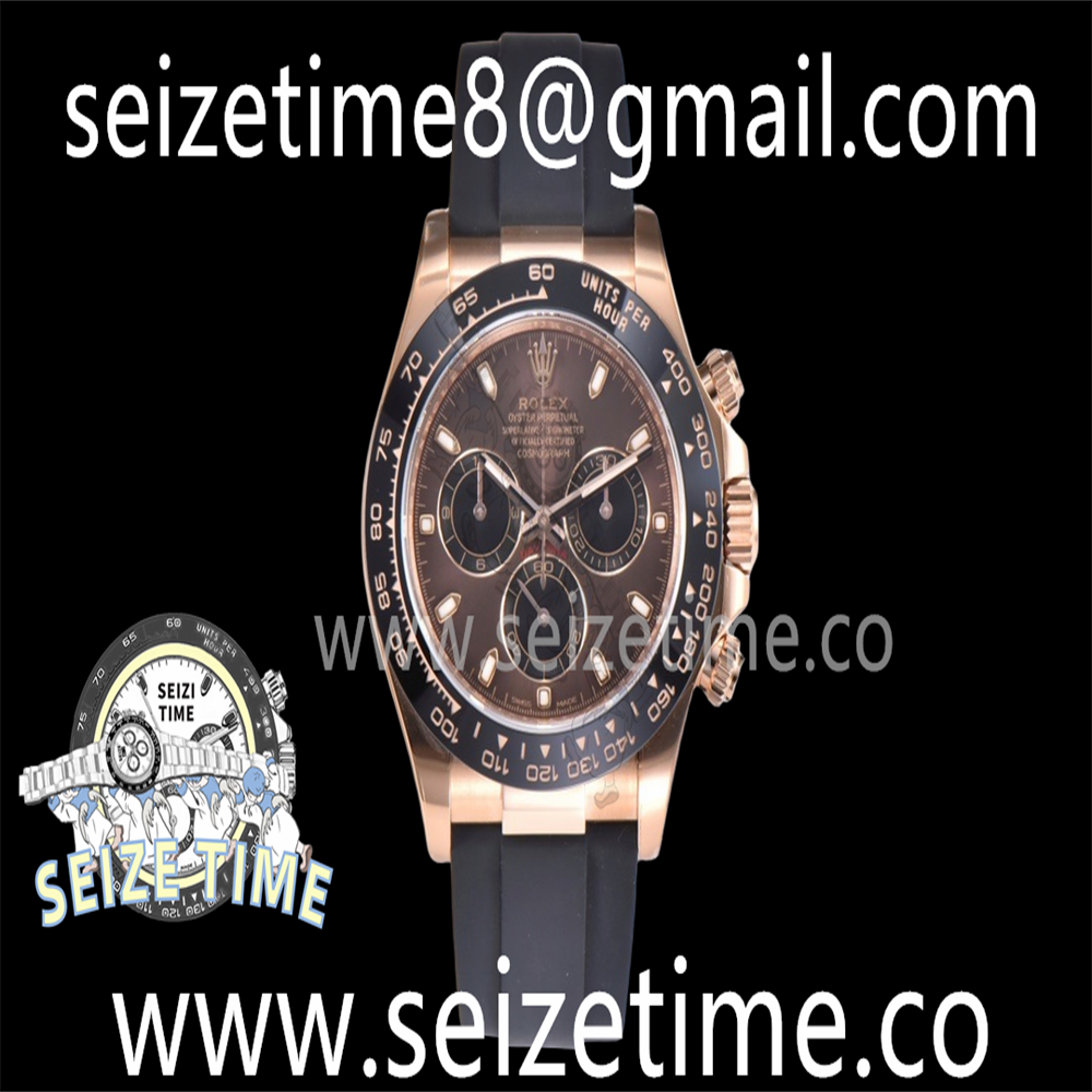 Daytona 116515 904L RG Clean 1:1 Best Edition Chocolate Dial on Oysterflex Strap SA4130