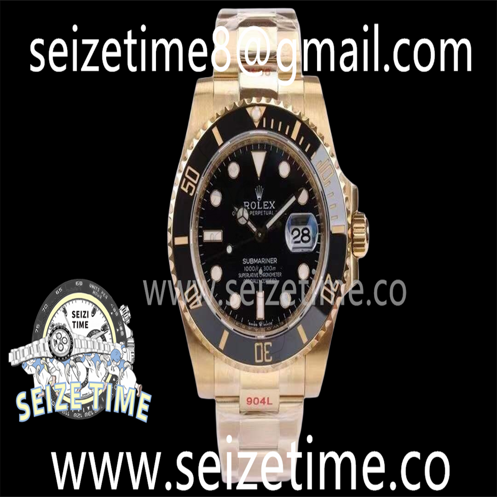 Submariner 126618LN YG EWF 1:1 Best Edition Black Dial on YG Bracelet A3235 V2