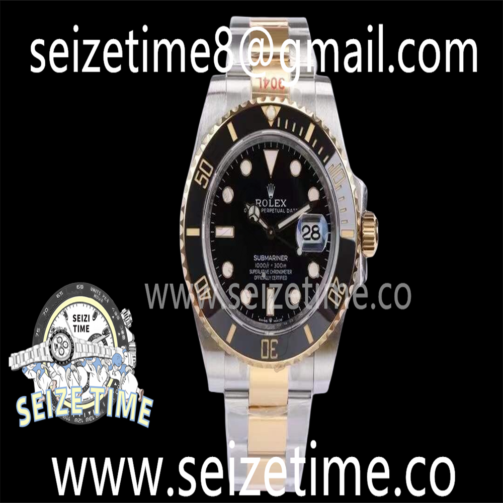 Submariner 126613LN YG/SS EWF 1:1 Best Edition Black Dial on YG/SS Bracelet A3235 V2