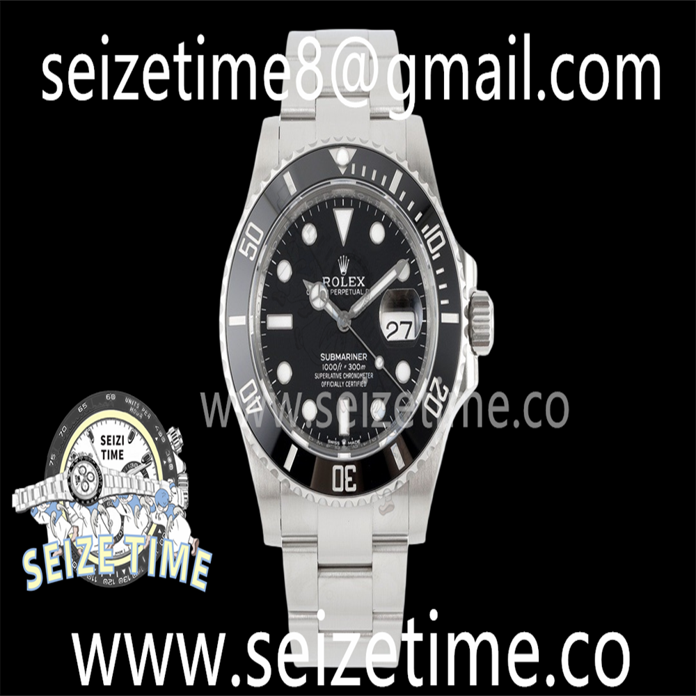 Submariner 41mm 126610 LN Black Ceramic 904L Steel RF 1:1 Best Edition Black Dial on SS Bracelet VR3235