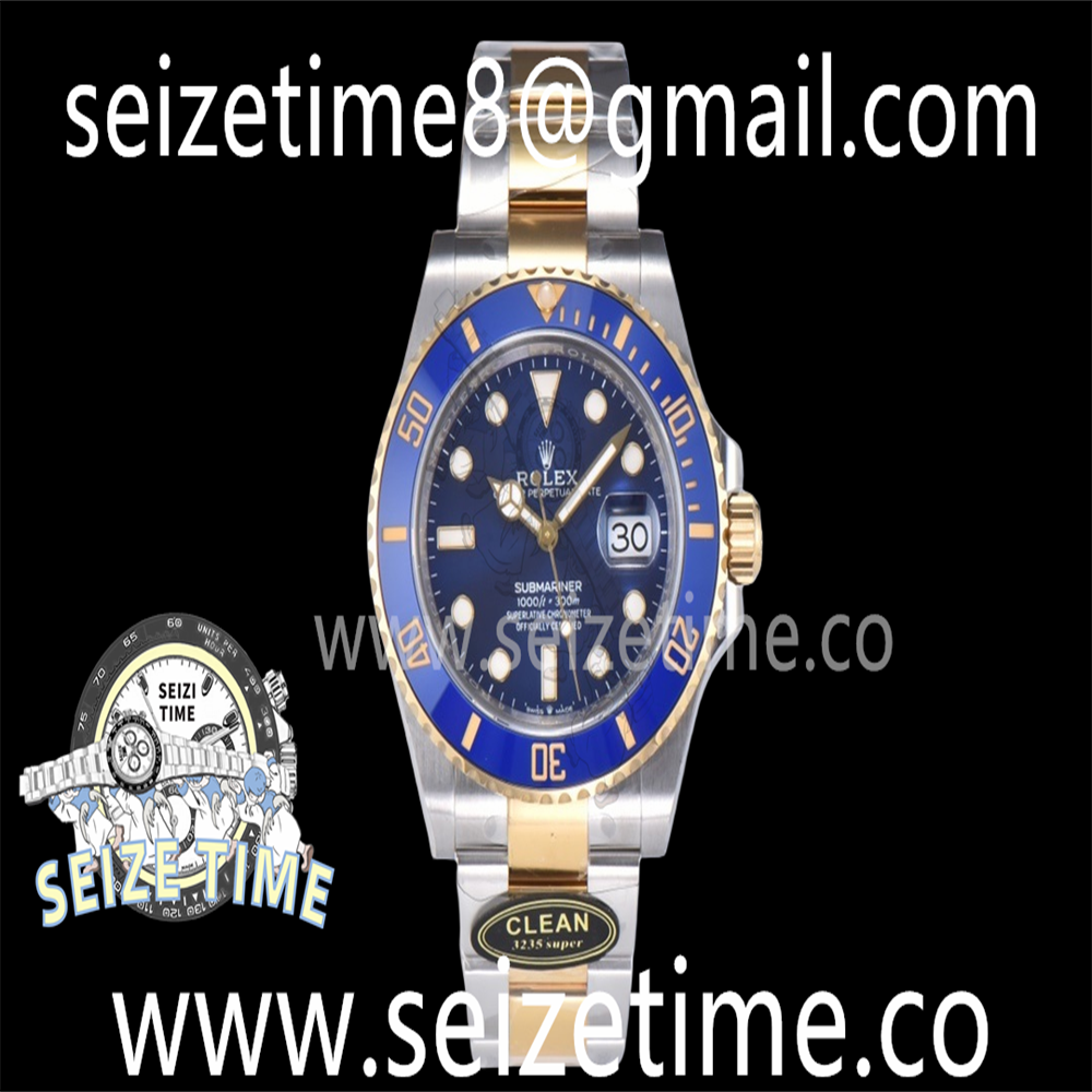Submariner 41mm 126613LB SS/YG 904L Steel Clean 1:1 Best Edition Blue Dial on SS/YG Bracelet VR3235 V2