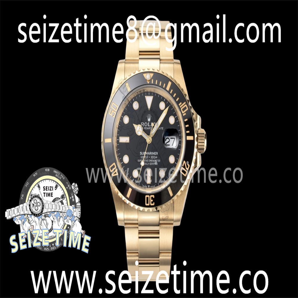 Submariner 41mm 126618LN YG 904L Steel Clean 1:1 Best Edition Black Dial on YG Bracelet VR3235 V2