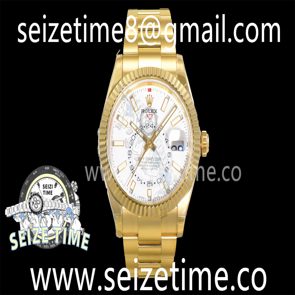 Skydweller YG Noob Best Edition White Dial on YG Bracelet A23J